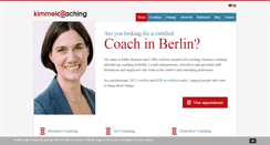 Desktop Screenshot of kimmelcoaching.de